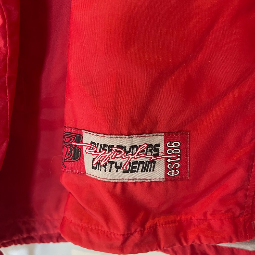 Dmx Ruff Ryders wind breaker red size large - Picture 5 of 6